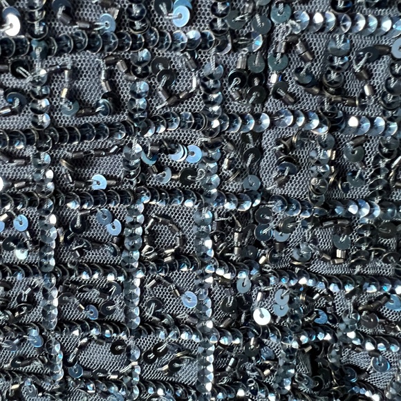 NWT Mac Duggal [ 6 ] 23018 Embellished Halter Neck Keyhole Gown Mid Blue #Q1151 - Picture 9 of 12